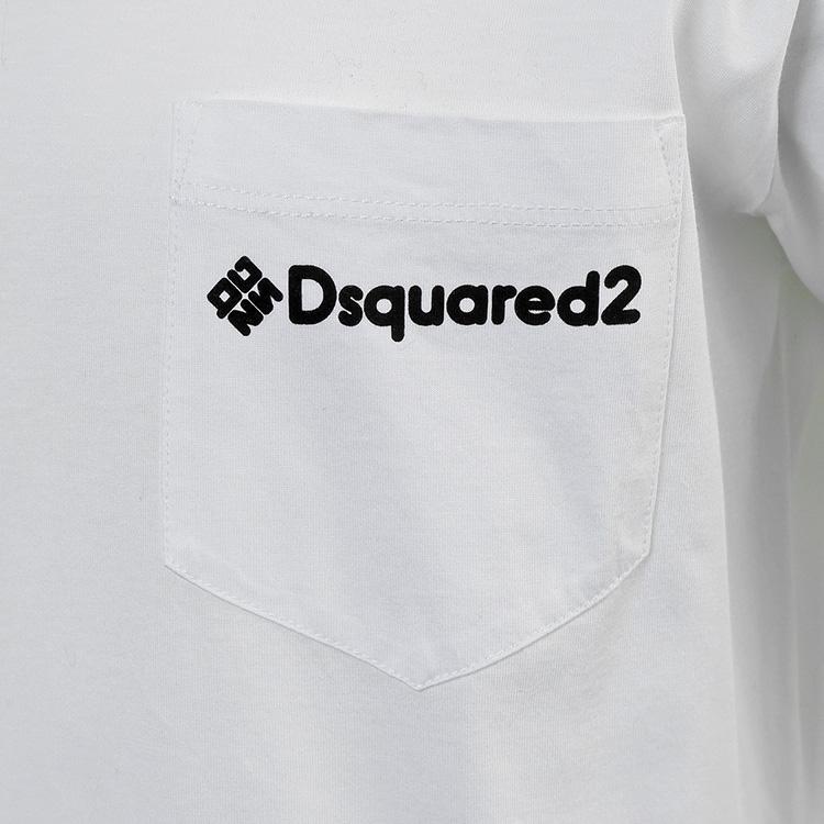 ディースクエアード DSQUARED2 ポケット Tシャツ Mini Gummy D2 T-Shirt S71GD1226-S23009-100｜importbrand-jp｜11