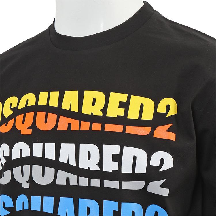 DSQUARED2 Tシャツ D2 カラーウェーブ クール S74GD1092-S23009