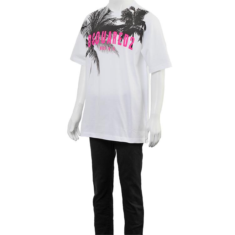 DSQUARED2 ディースクエアード パームツリー Tシャツ D2 Palms