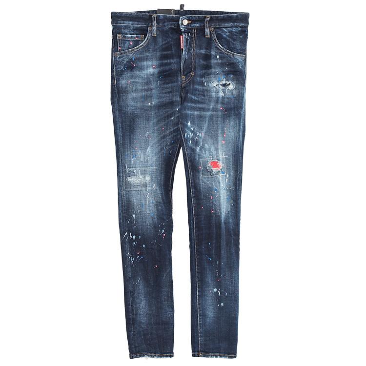 メンズ DSQUARED2 ディースクエアード ネオンボタン クールガイ