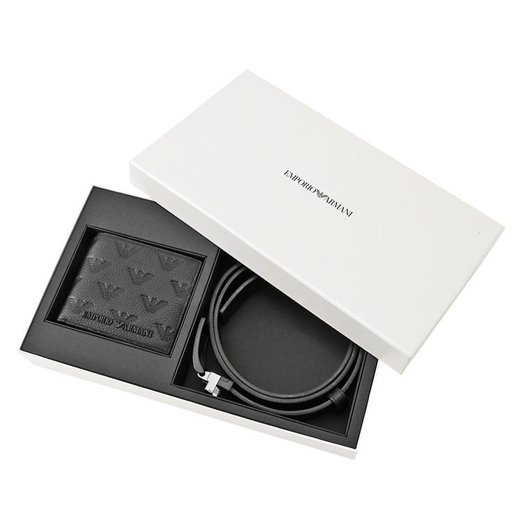 アルマーニ EMPORIO ARMANI 財布 ベルト ギフトセット Y4R538-Y142V 