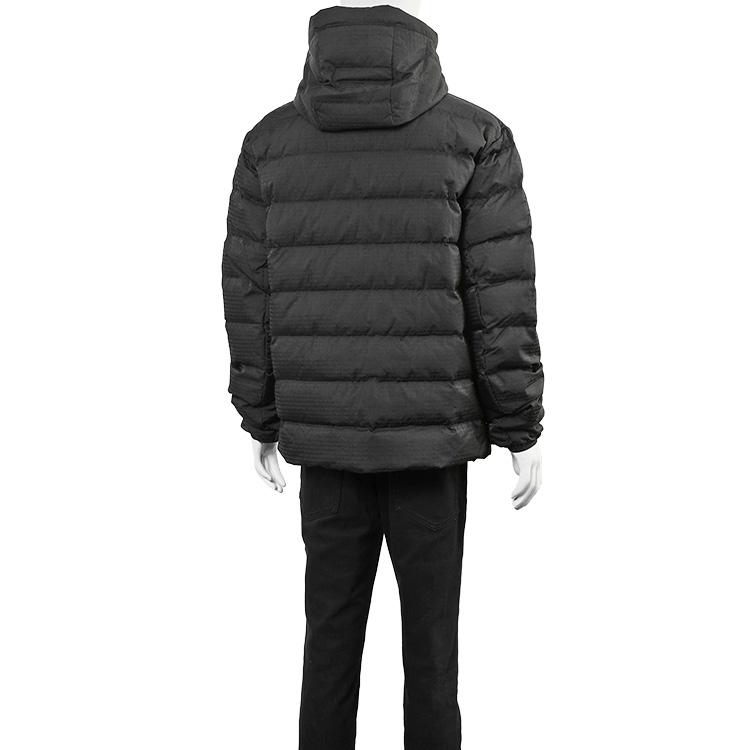 EMPORIO ARMANI アルマーニ メンズ 総柄 ダウン フード付き ナイロン