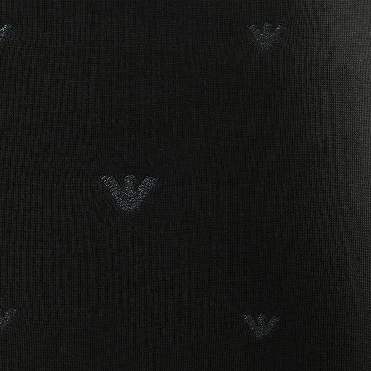 エンポリオアルマーニ EMPORIO ARMANI パーカー ASV フード付きスウェットシャツ ダブルジャージー マイクロイーグル総刺繍 EM001402-AF10013-F0185の画像