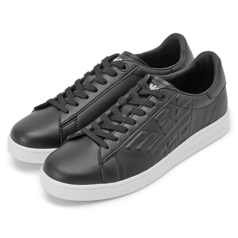 『ARMANI』 / アルマーニ EA7 スニーカー 28cm 10 新品未使用 EA7 アルマーニ スニーカー EMPORIO ARMANI エンボスレザー CC