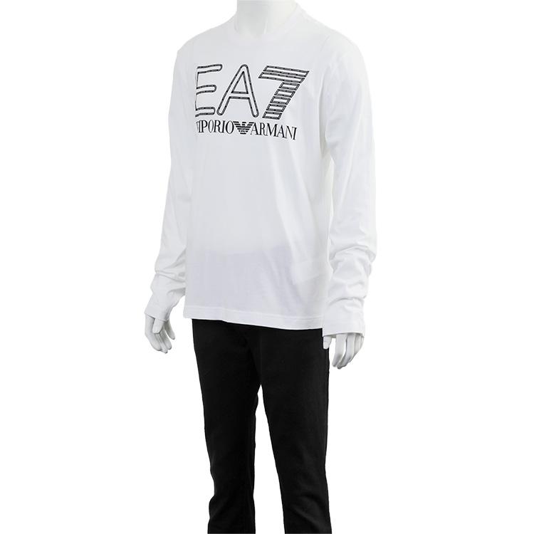 アルマーニ EMPORIO ARMANI EA7 ロンT 長袖 Tシャツ オーバーサイズロゴ 6RPT04-PJFFZ-1100 ホワイト｜importbrand-jp｜06