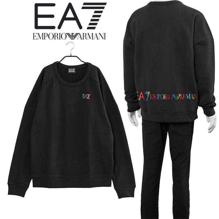 エンポリオ アルマーニ EMPORIO ARMANI EA7 トレーナー Logo Series グラデーションロゴ 3RPM18-PJLSZ