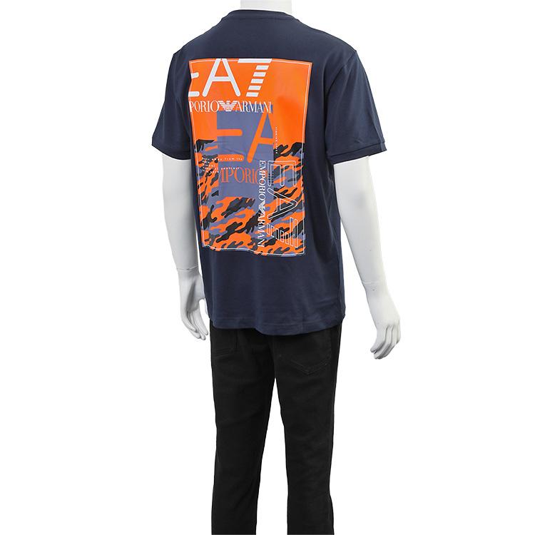 EA7 アルマーニ Tシャツ バックプリント EMPORIO ARMANI 3DPT12-PJ7BZ