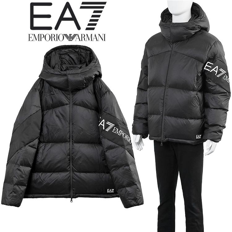 EA7 アルマーニ ダウン EMPORIO ARMANI ダウンジャケット 脱着フード