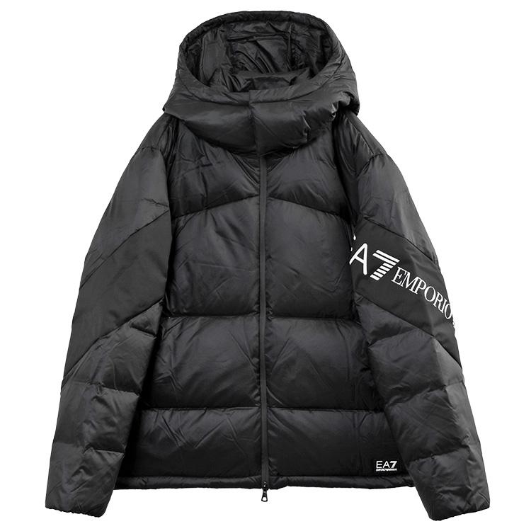 EA7 アルマーニ ダウン EMPORIO ARMANI ダウンジャケット 脱着フード