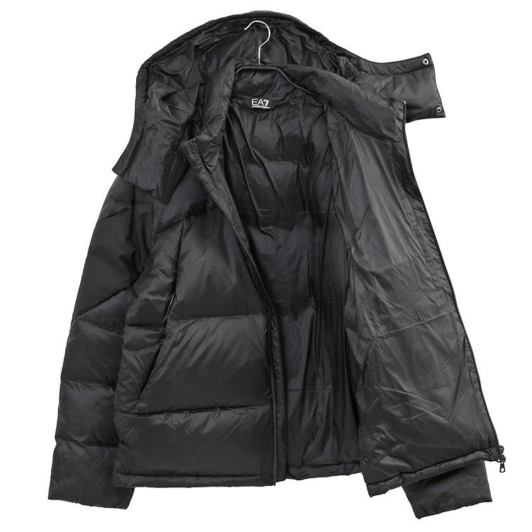 EA7 アルマーニ ダウン EMPORIO ARMANI ダウンジャケット 脱着フード