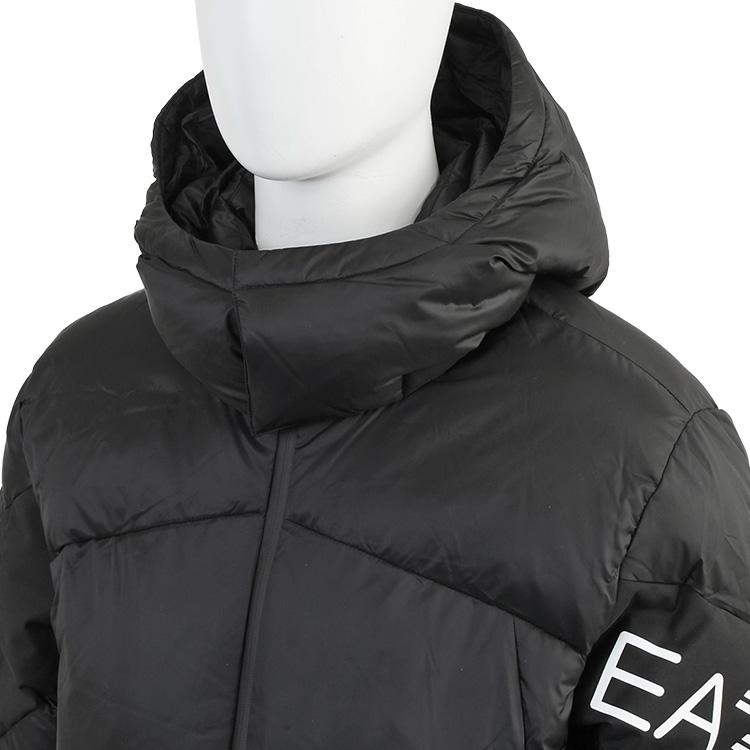 EA7 Emporio Armani フード付きダウンジャケット ネイビー EA7 EMPORIO ARMANI エンポリオアルマーニ ダウンジャケット ネイビー