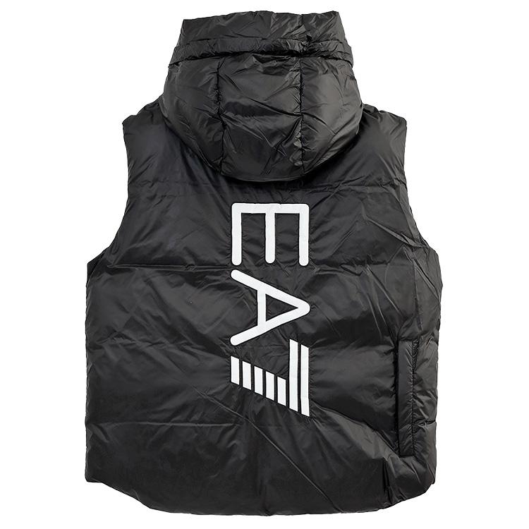 EMPORIO ARMANI アルマーニ EA7 リバーシブル ジレ フード EMPORIO ARMANI アルマーニ EA7 リバーシブル ジレ フード