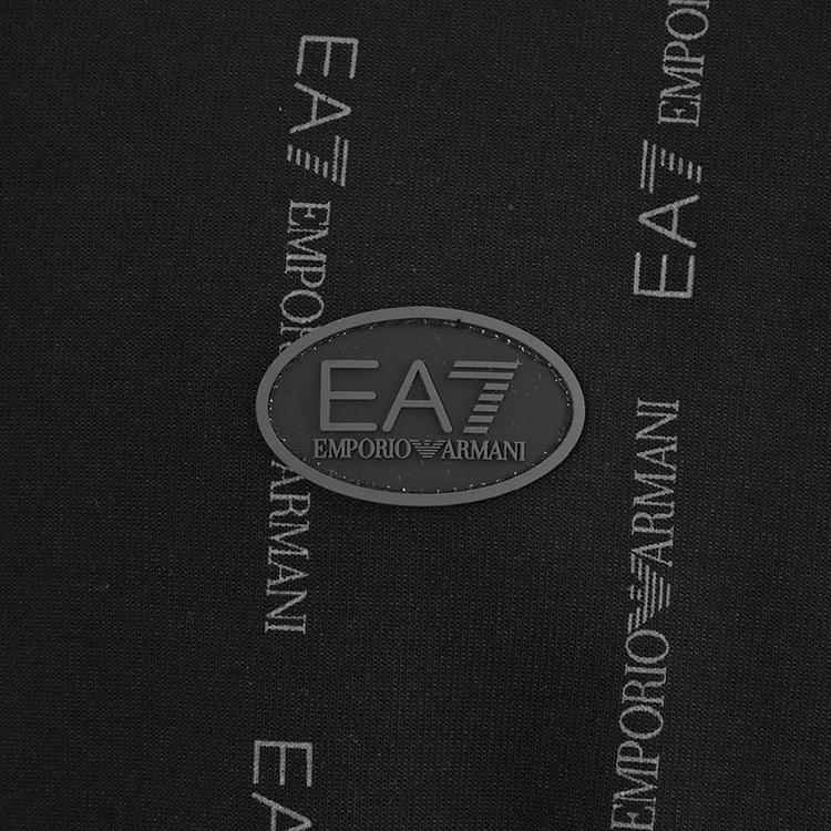 エンポリオ アルマーニ EA7 総柄 セットアップ パーカー スウェットパンツ Graphic Series 7M001392/7M001394-AF12660-FC039 ブラック メンズの画像