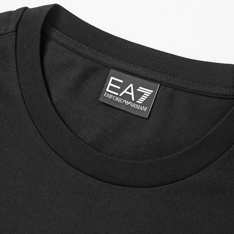 エンポリオ アルマーニ EA7 セットアップ Visibility Tシャツ スウェットハーフパンツ 7M001327/7M001329-AF17787-UC001 ブラック メンズの画像