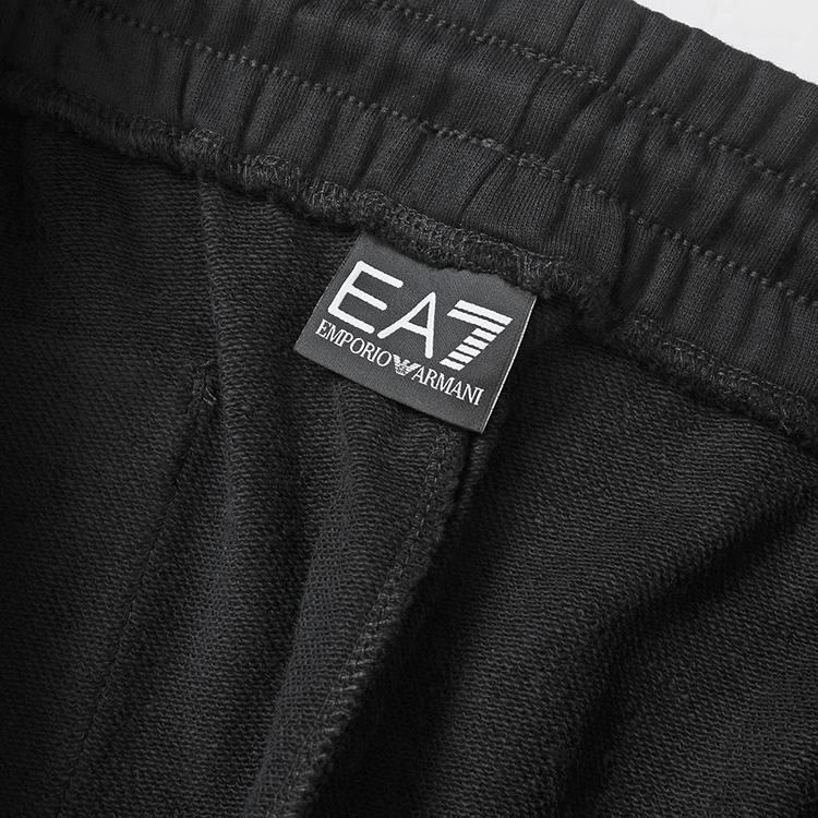 エンポリオ アルマーニ EA7 セットアップ Visibility Tシャツ スウェットハーフパンツ 7M001327/7M001329-AF17787-UC001 ブラック メンズの画像