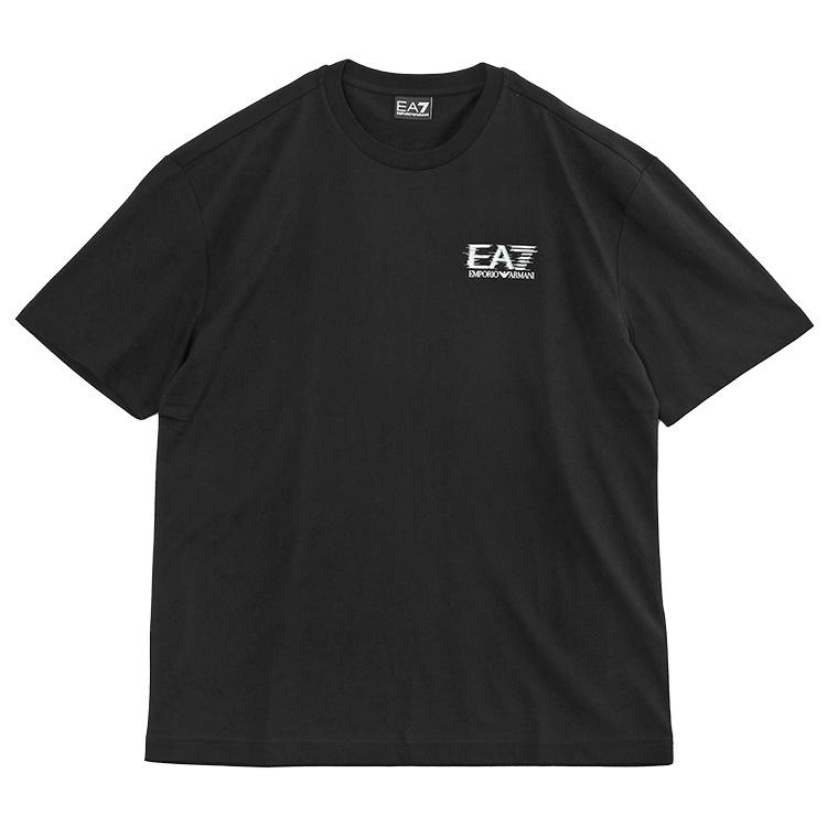 エンポリオ アルマーニ EA7 セットアップ Visibility Tシャツ スウェットハーフパンツ 7M001327/7M001329-AF17787-UC001 ブラック メンズの画像