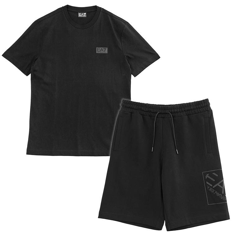 新品　エンポリオアルマーニ  EA7 EA7 エンポリオ アルマーニ セットアップ 同色ロゴ Tシャツ スウェット