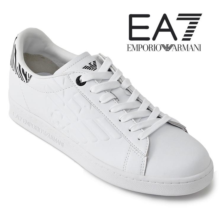 EA7 アルマーニ EMPORIO ARMANI スニーカー 白 クラシック EA7 アルマーニ EMPORIO ARMANI スニーカー 白 クラシック