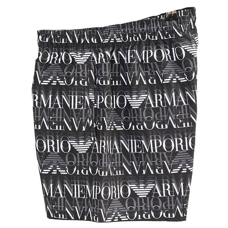 アルマーニ メンズ 水着 EMPORIO ARMANI インナー付 スイミングパンツ オールオーバーロゴ EM000583-AF12338-FC038_3
