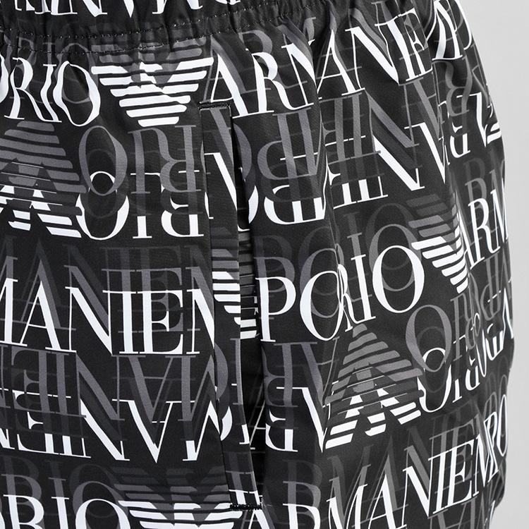 アルマーニ メンズ 水着 EMPORIO ARMANI インナー付 スイミングパンツ オールオーバーロゴ EM000583-AF12338-FC038_9