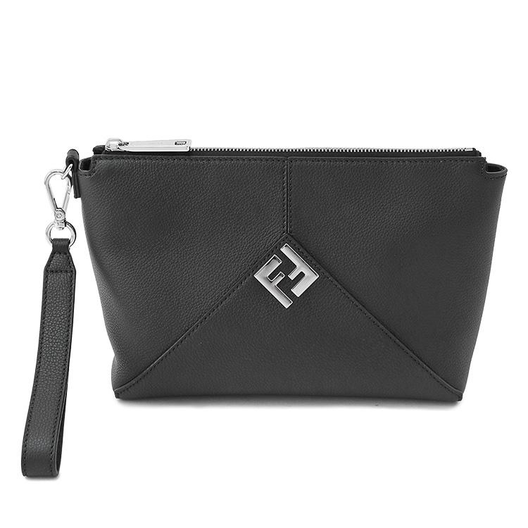 フェンディ FENDI Lui ロゴプレート クラッチバッグ 7VA679-ASIH-F0GXNの画像