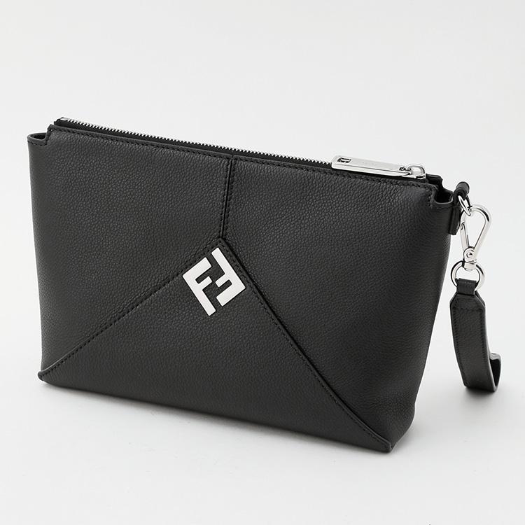 フェンディ FENDI Lui ロゴプレート クラッチバッグ 7VA679-ASIH-F0GXNの画像