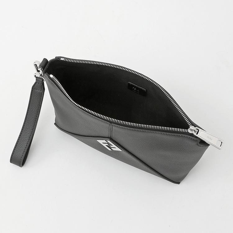 フェンディ FENDI Lui ロゴプレート クラッチバッグ 7VA679-ASIH-F0GXNの画像