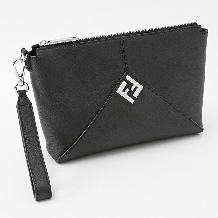 フェンディ FENDI Lui ロゴプレート クラッチバッグ 7VA679-ASIH-F0GXNの画像