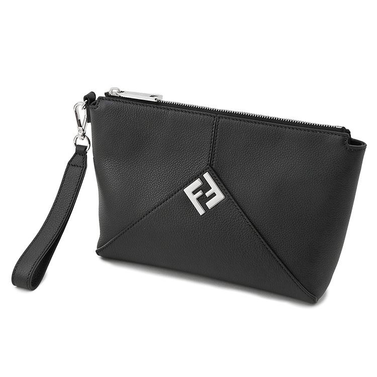 フェンディ FENDI Lui ロゴプレート クラッチバッグ 7VA679-ASIH-F0GXNの画像