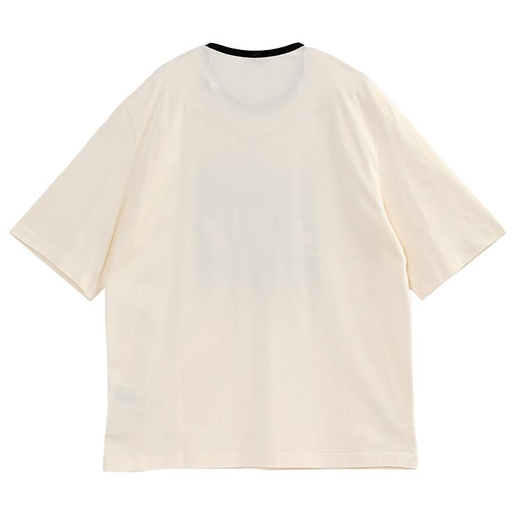 フェンディ FENDI ホワイトコットン Tシャツ FAF715-AR5B-F0RQ0の画像