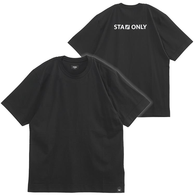FENDI フェンディ STAFF ONLY Tシャツ FY0936-AR74-F0QA1 FENDI フェンディ STAFF ONLY Tシャツ FY0936-AR74-F0QA1