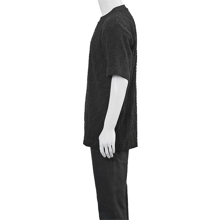 FENDI（フェンディ） 総柄 パイル Tシャツ FENDI ZUCCA SPONGE FY0936