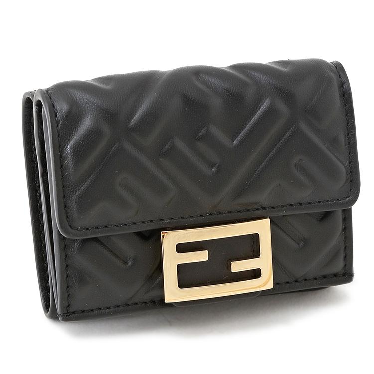 フェンディ FENDI バゲット マイクロ 三つ折り財布 8M0395-AAJD-F0KURの画像
