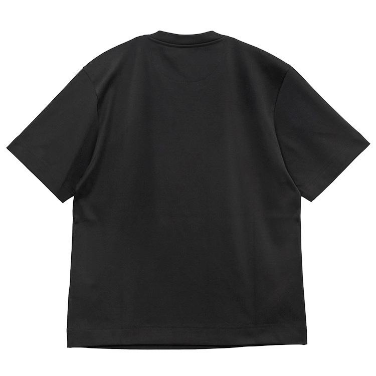 フェンディ FENDI Tシャツ ブラック FFメタルロゴ オーバーサイズ コットン メンズ FY0936-ARYY-F0QA1の画像