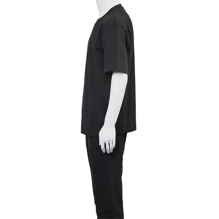 フェンディ FENDI Tシャツ ブラック FFメタルロゴ オーバーサイズ コットン メンズ FY0936-ARYY-F0QA1の画像
