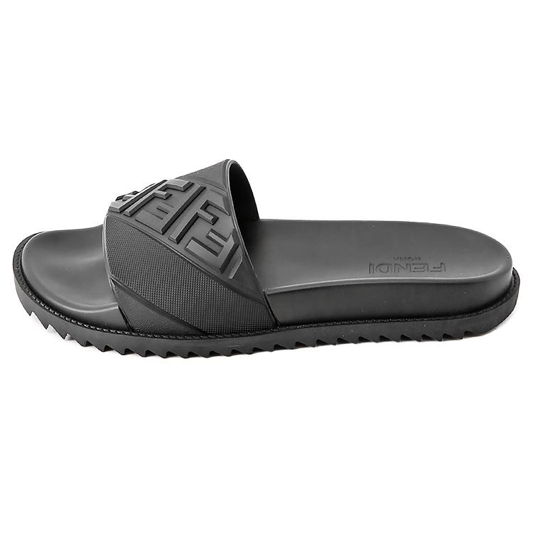 フェンディ FENDI スライド サンダル 7X1377-ABO2-F0QA1 ブラックの画像