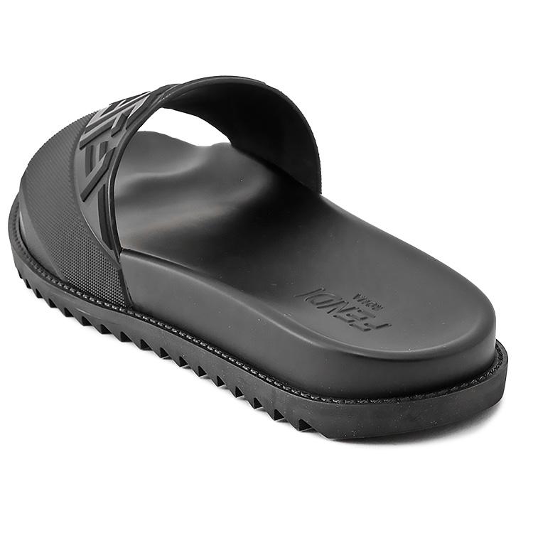 フェンディ FENDI スライド サンダル 7X1377-ABO2-F0QA1 ブラックの画像