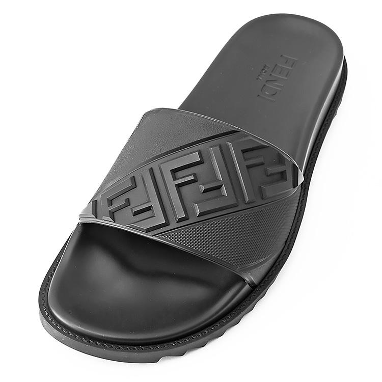 フェンディ FENDI スライド サンダル 7X1377-ABO2-F0QA1 ブラックの画像