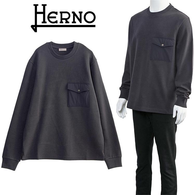 HERNO（ヘルノ） リゾート HERNO RESORT トレーナー JG00041UR-52107-9200 BLU NAVY ...