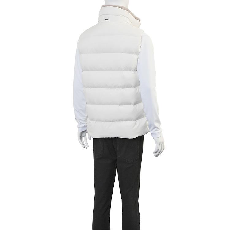 HERNO アレンデール ダウンベスト PI001161U-12414Z-1000 BIANCO HERNO ヘルノ フェイクファー ダウンベスト ARENDELLE アレン