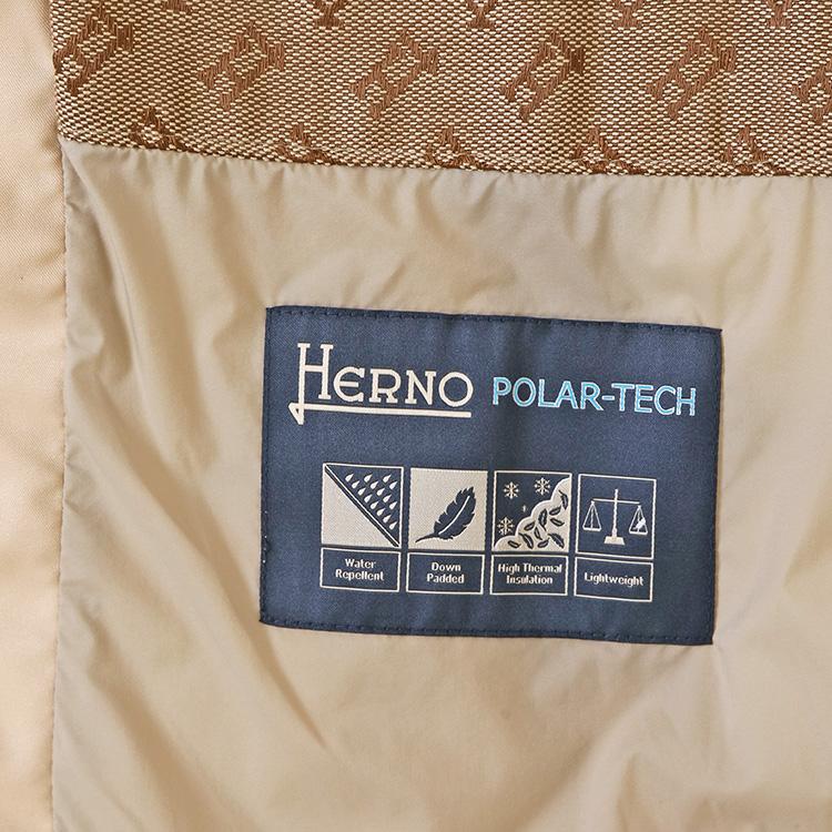 ヘルノ HERNO ポーラテック エコファー ダウンジャケット ARENDELLE アレンデール PI001019U-12414Z-1980_BEIGE_CHIAROの画像