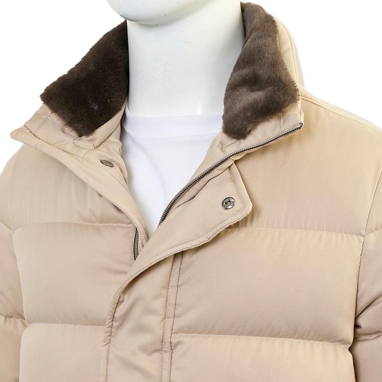 ヘルノ HERNO ポーラテック エコファー ダウンジャケット ARENDELLE アレンデール PI001019U-12414Z-1980_BEIGE_CHIAROの画像