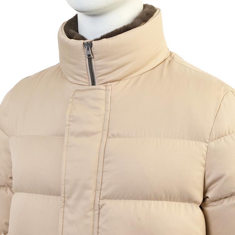 ヘルノ HERNO ポーラテック エコファー ダウンジャケット ARENDELLE アレンデール PI001019U-12414Z-1980_BEIGE_CHIAROの画像