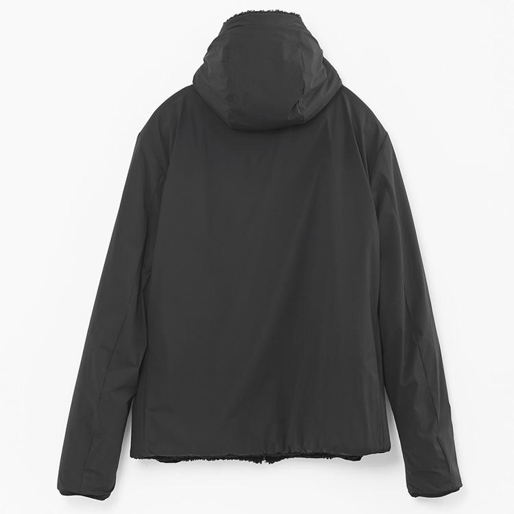 ヘルノ HERNO リバーシブル ボア パーカー GI000555U-12763-9300 NERO ブラックの画像