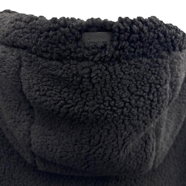 ヘルノ HERNO リバーシブル ボア パーカー GI000555U-12763-9300 NERO ブラックの画像
