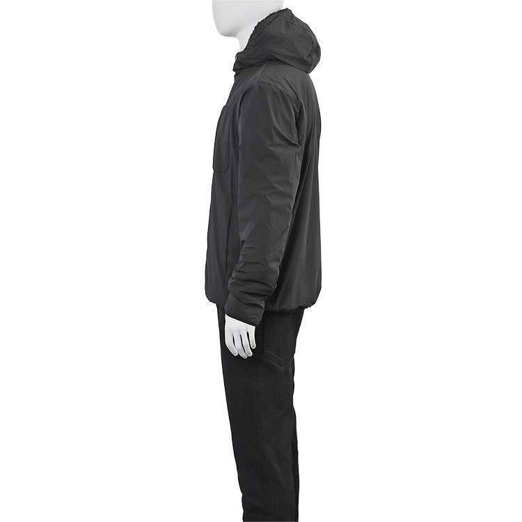 ヘルノ HERNO リバーシブル ボア パーカー GI000555U-12763-9300 NERO ブラックの画像