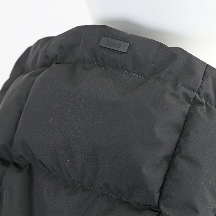 ヘルノ HERNO ジャージー + ダウン コンビネーション ジャケット JP000112U-52076-9300 NERO ネロの画像