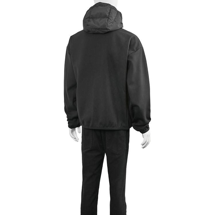 ヘルノ HERNO ジャージー + ダウン コンビネーション ジャケット JP000112U-52076-9300 NERO ネロの画像