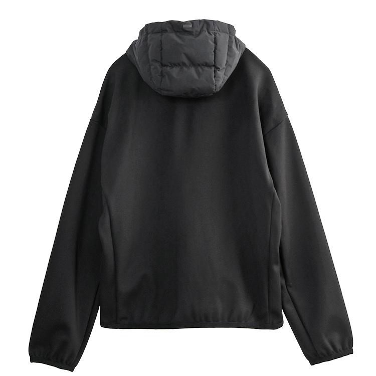 ヘルノ HERNO ジャージー + ダウン コンビネーション ジャケット JP000112U-52076-9300 NERO ネロの画像