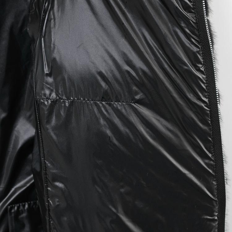 ヘルノ HERNO ダウン レディース ヌートリアライクファー ハイネック ダウンジャケット PI001935D-12630-9300 NERO ブラックの画像